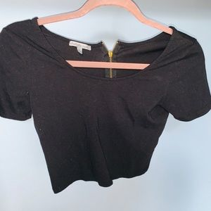 Black Crop Top